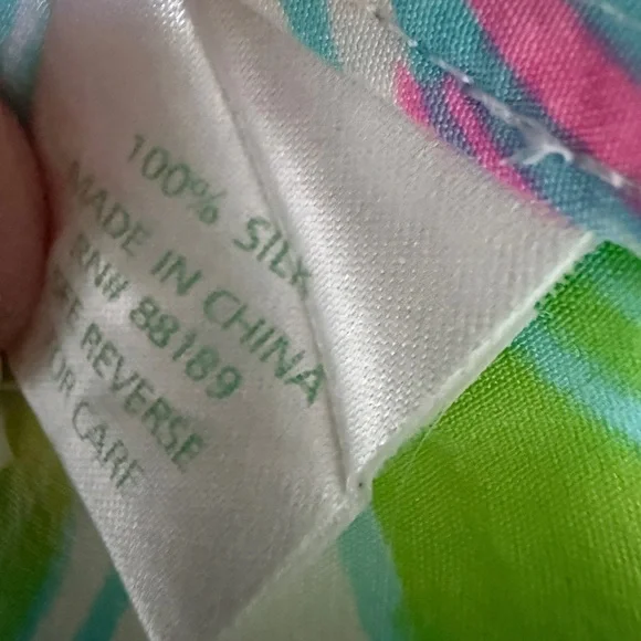 Lilly Pulitzer HOUSTON SLEEVELESS SILK BLOUSE Top Ring The Bellboy - Picture 4 of 6